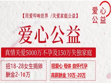 新晃捐卵助孕生子 爱心志愿者招募